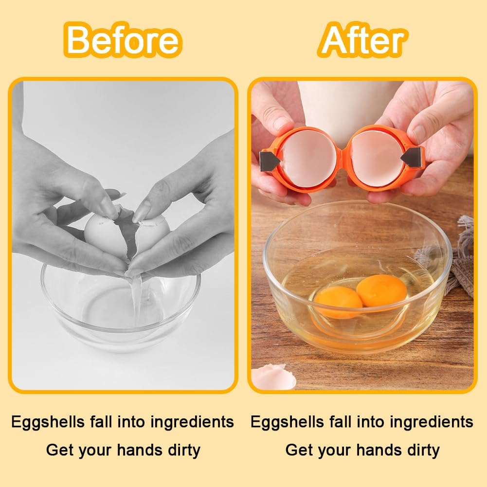 3pcs Egg Shell Opener for Hard Boiled Eggs Stainless Steel Egg Peeler