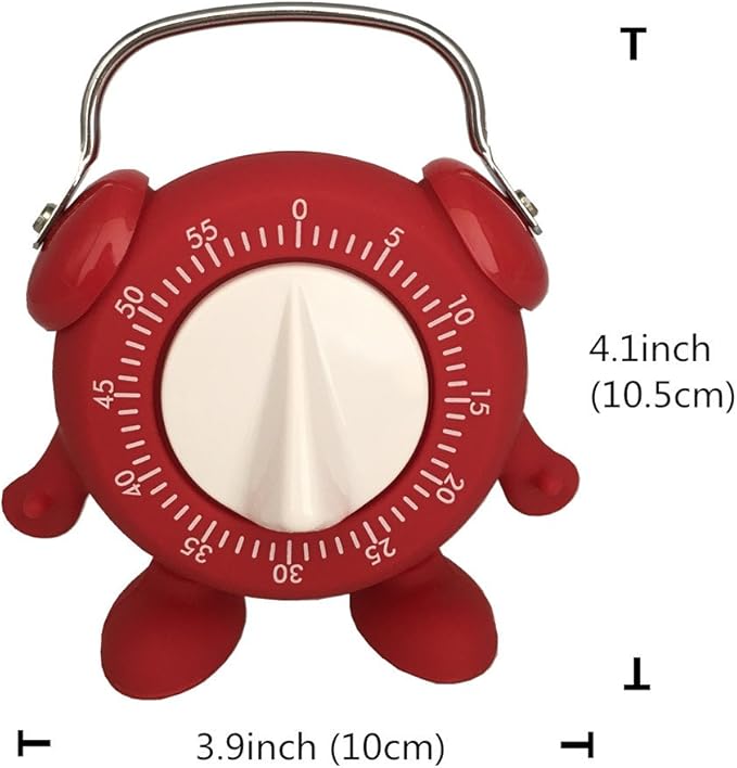 Kitchen Timer, 60 Minutes Countdown Cooking Teaching Egg Potty Training Wind Up - Image 3