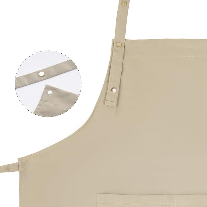 Tosewever Art Aprons for Women Painting Pottery Baking, Mens Buckle Straps - Image 2
