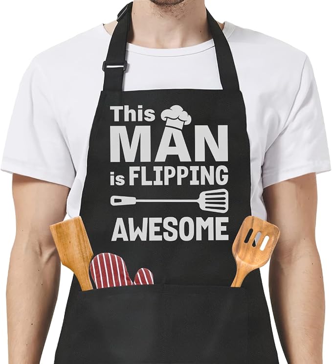 SANDJEST Funny Mens Aprons by SANDJEST