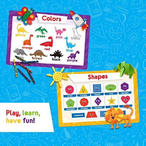 Simply Magic 5 Educational Placemats for Kids – Kids Placemats Non