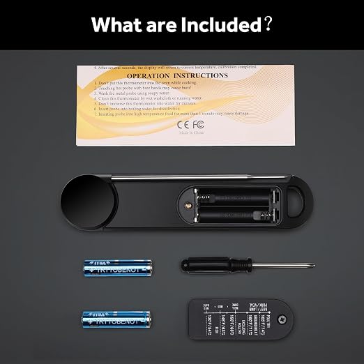 Searon 0.5S Instant Read Digital Meat Thermometer, Electric Food Thermometer - Image 7