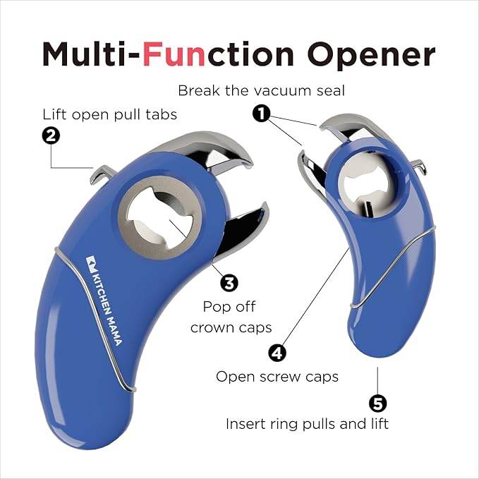 Kitchen Mama Epic One Multifunction Opener: Magnetic Bottle Opener, Beer Soda - Image 2