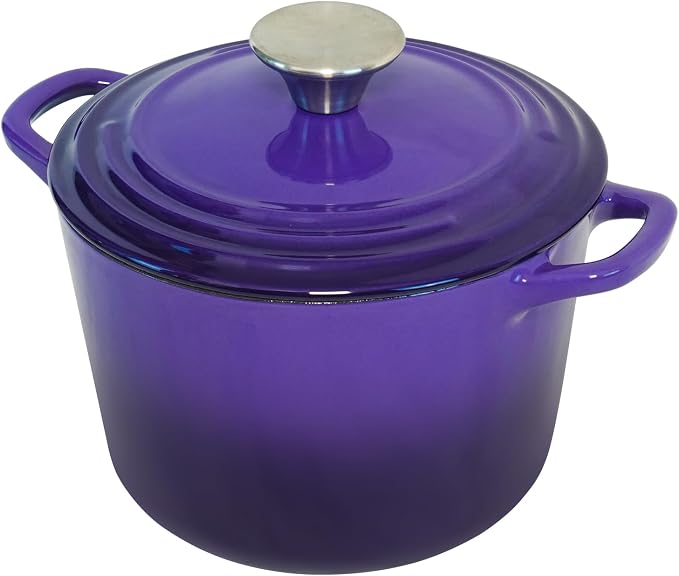 Flavehc Dutch Oven Pot with Lid 1.8 qt Cast Iron Dutch Oven - Image 9