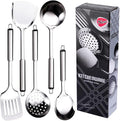 Stainless Steel Cooking Utensils Set, Wok Utensils Set Include Wok Ladle by DYAYGPRGP
