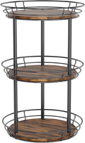 LAMU 10'' Lazy Susan Turntable Organizer, 3 Tier Round Rotating Spice Rack by YourHome-OrganizationHelper