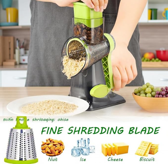 Cheese Grater with Handle, Vegetables and Fruits and Easy to Clean - Image 6