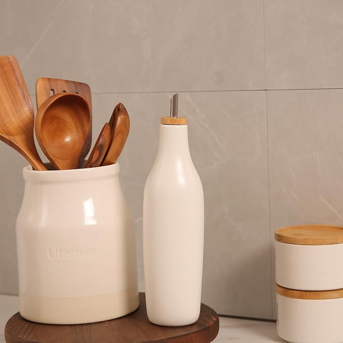 HOMCDALY Ceramic Olive Oil Dispenser - Image 6