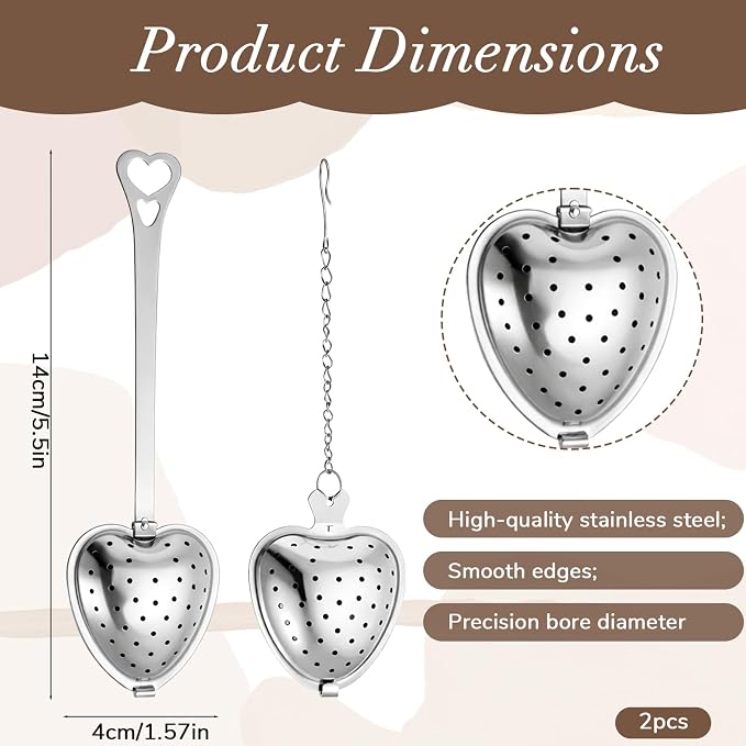2 Pcs Tea Infuser Spoon Tea Spoon - Image 2