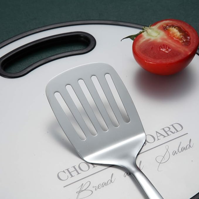 Stainless Steel Spatulas, Berglander Slotted Turner, Metal Turner - Image 4