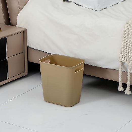 UUJOLY Plastic Small Trash Can Wastebasket, Garbage Container Basket - Image 2