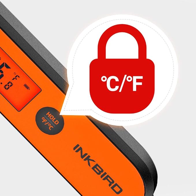 Inkbird Instant Read Meat Thermometer IHT-1P, Digital Waterproof Rechargeable - Image 5
