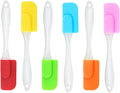 ZukoCert 6 Piece Mini Silicone Spatula Set, Small Heat-Resistant Rubber Spatulas by ZukoCert