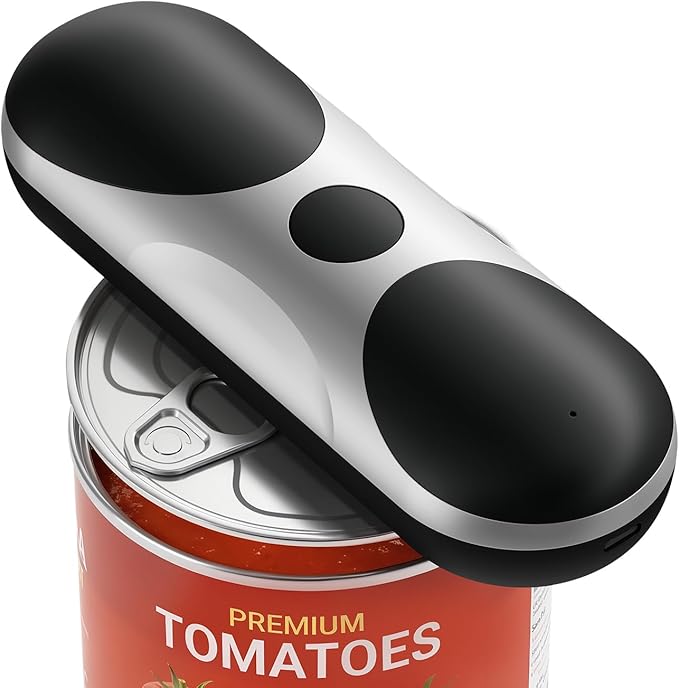 Electric Can Opener, One-Touch Automatic Can Opener, USB Rechargeable Electric by Aiorber