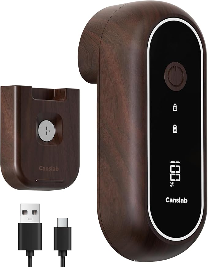 Canslab Turbo - Auto Shut Off Rechargeable Electric Can Openers - LED Battery by Canslab