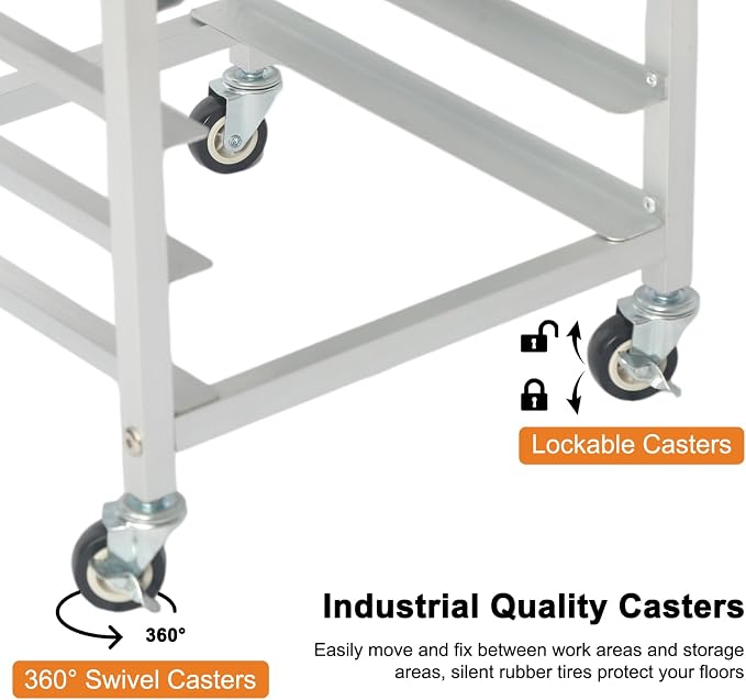 lopeztek 10-Tier Quarter & Half Sheet Pan Rack - Image 6