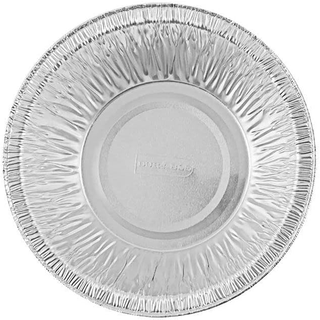 PACTOGO Disposable 5" Aluminum Foil Tart Pan with Clear Dome Lid