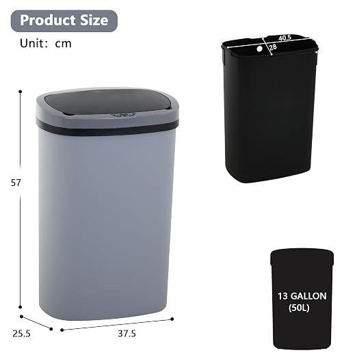 13 Gallon/50 L Kitchen Trash Can - Image 7