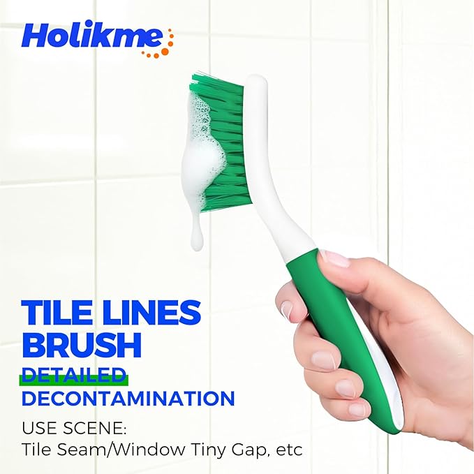 Holikme Cleaning Brush Set for Household Use, Scrub Brush, Kitchen Brush - Image 3