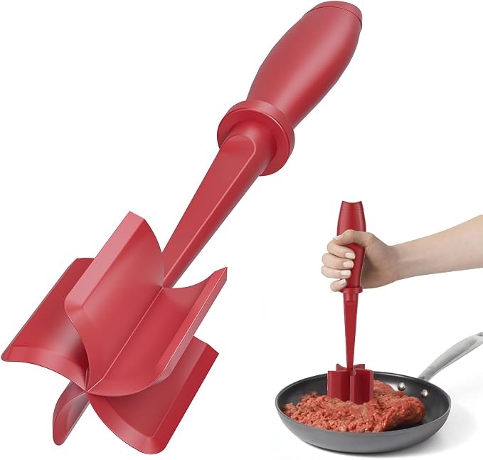 Meat Chopper, Upgrade Hamburger Smasher, Premium Heat Resistant Meat Masher by PGYARD