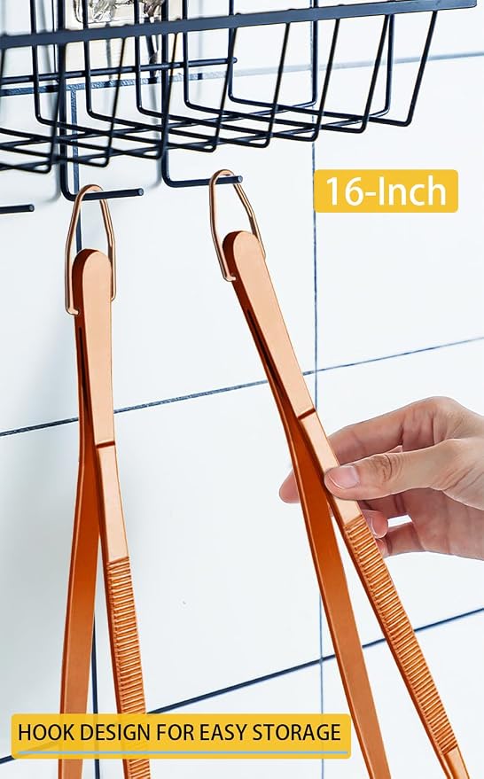 JETKONG 2 Pcs 16-Inch Extra-Large Kitchen Tweezers and Tongs - Image 6