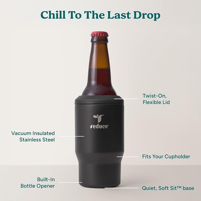 Reduce 4-in-1 Drink Cooler -Versatile Can & Bottle Holder - Image 3