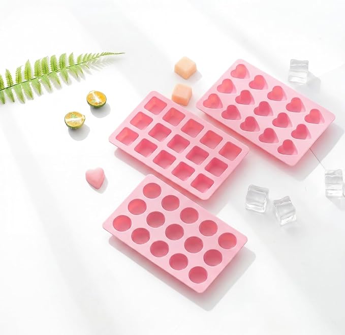 Cute Ice Cube Trays Silicone Chocolate Mold Wax Melt Molds Easy Release Ice - Image 5