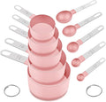 Measuring Cups and Spoons Set, 10 Pieces Nesting Measure Tools, Kitchen by FONYA