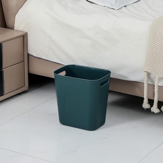 UUJOLY Plastic Small Trash Can Wastebasket, Garbage Container Basket - Image 2
