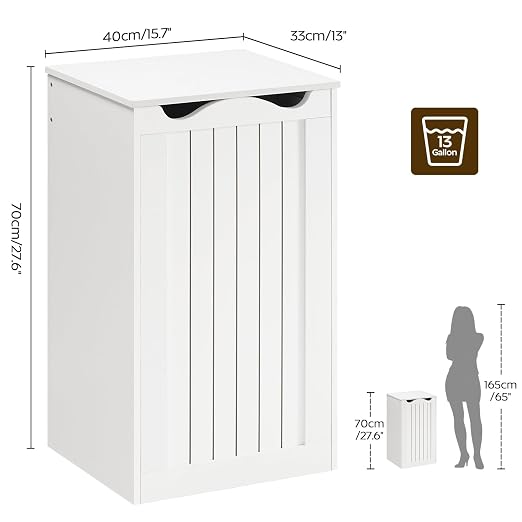 YATINEY Trash Can Cabinet, 13 Gallons Hidden Kitchen Garbage Can - Image 5