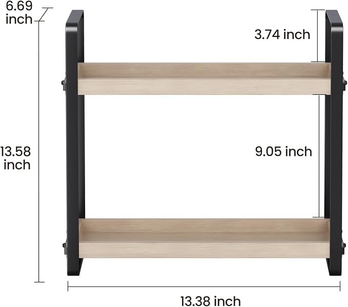 HNRLOY Bathroom Counter Organizer, Bathroom Countertop Organizer, Counter Shelf - Image 3