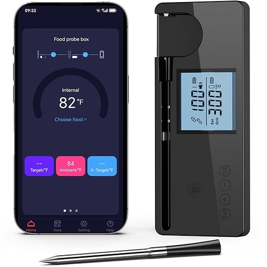 Meat Thermometer Digital Wireless by JOPCPIE