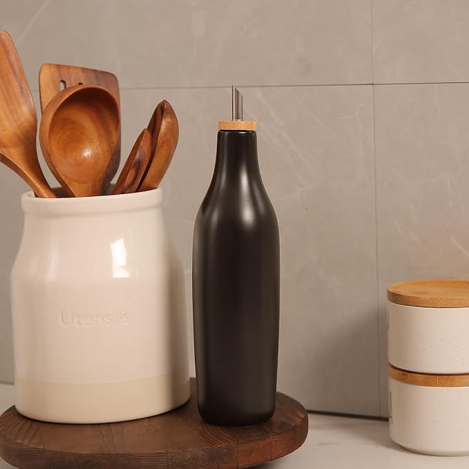 HOMCDALY Ceramic Olive Oil Dispenser - Image 6