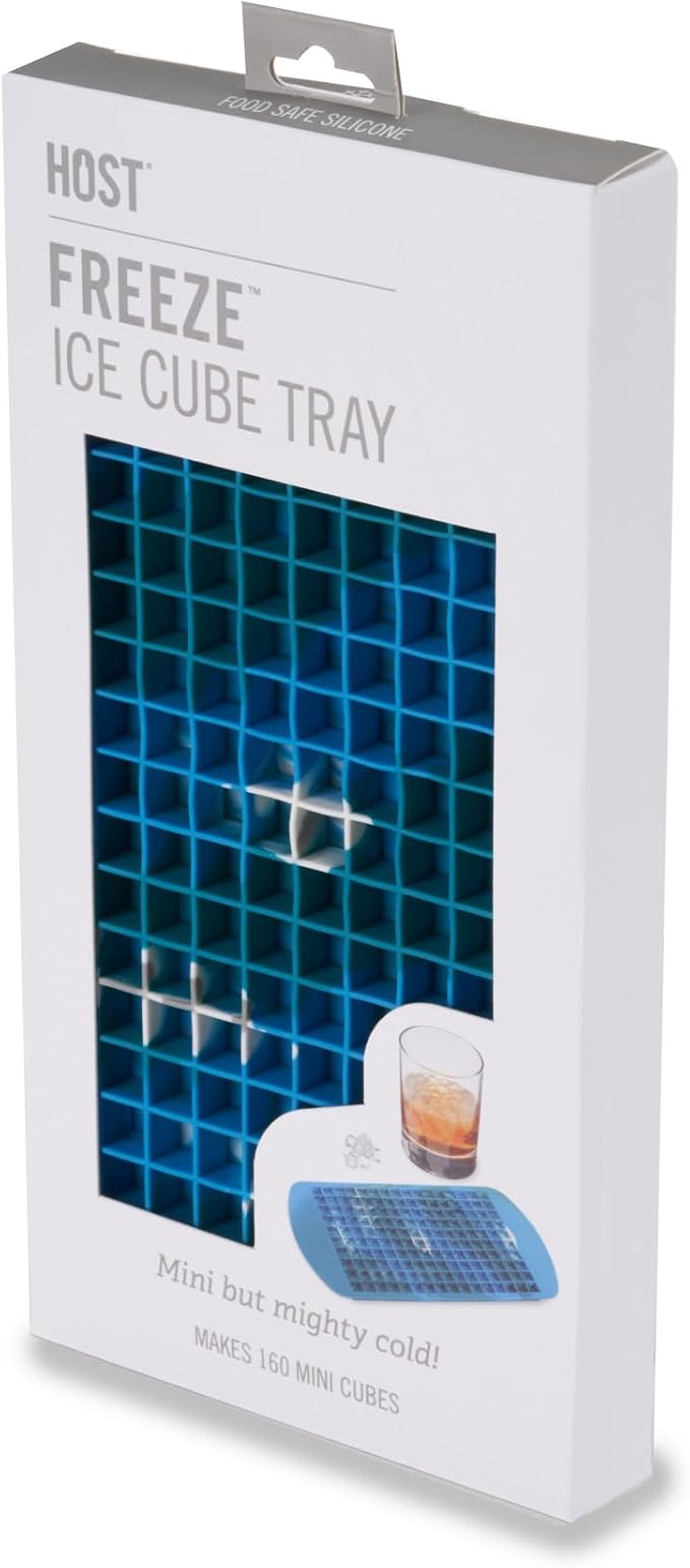 Host Mini Ice Cube Tray, Makes 160 Cubes, Durable Silicone Trays, Iced Coffee - Image 9