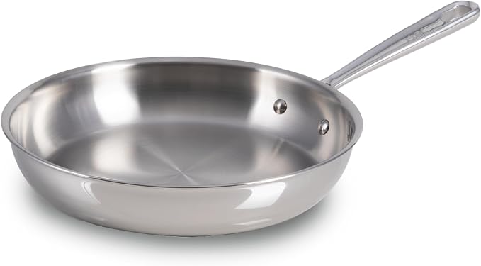 T-Fal Pro Tri-Ply Stainless Steel Fry Pan 10 Inch Induction Cookware, Oven Safe by T-falbrand