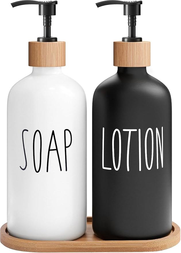 MOMEEMO Soap Dispenser Bathroom Set by MOMEEMO