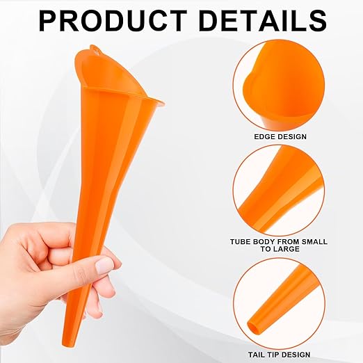 Long-Neck Oil Funnel for Automotive – Multi-Function Plastic Funnel for Oil - Image 3