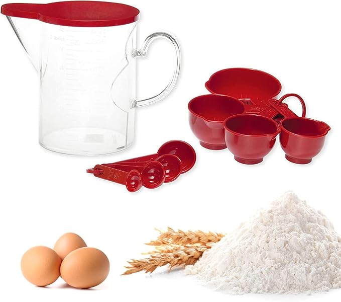 Measuring Cups and Measuring Spoons Set of 10 Pieces, Supreme Housewares - Image 5