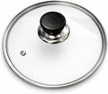 8 Inch Glass Lid for Frying Pan – Tempered Transparent Pot Lid by Unknown