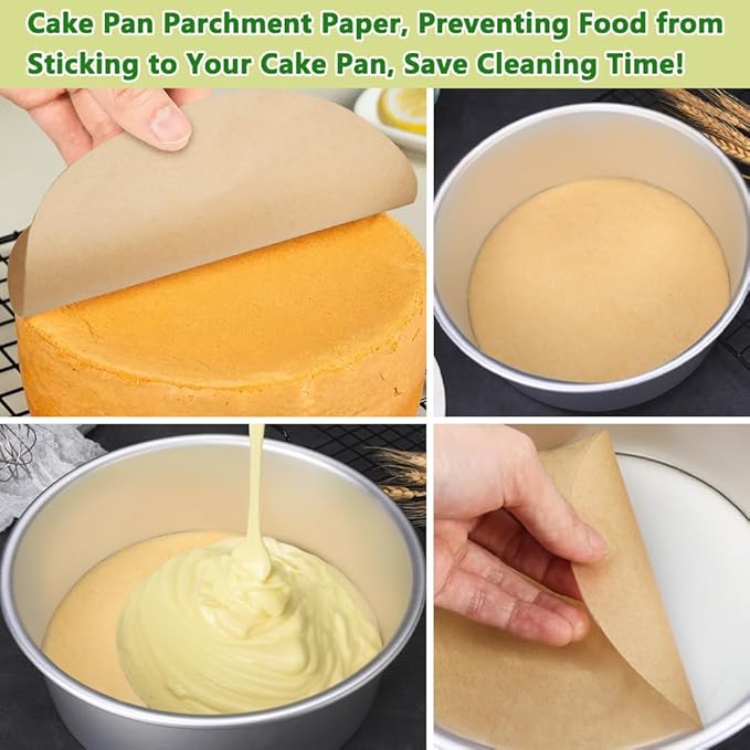 BOYAN 6 Inch Parchment Paper Rounds, Hamburger Patty Paper/Burger Press Paper - Image 5