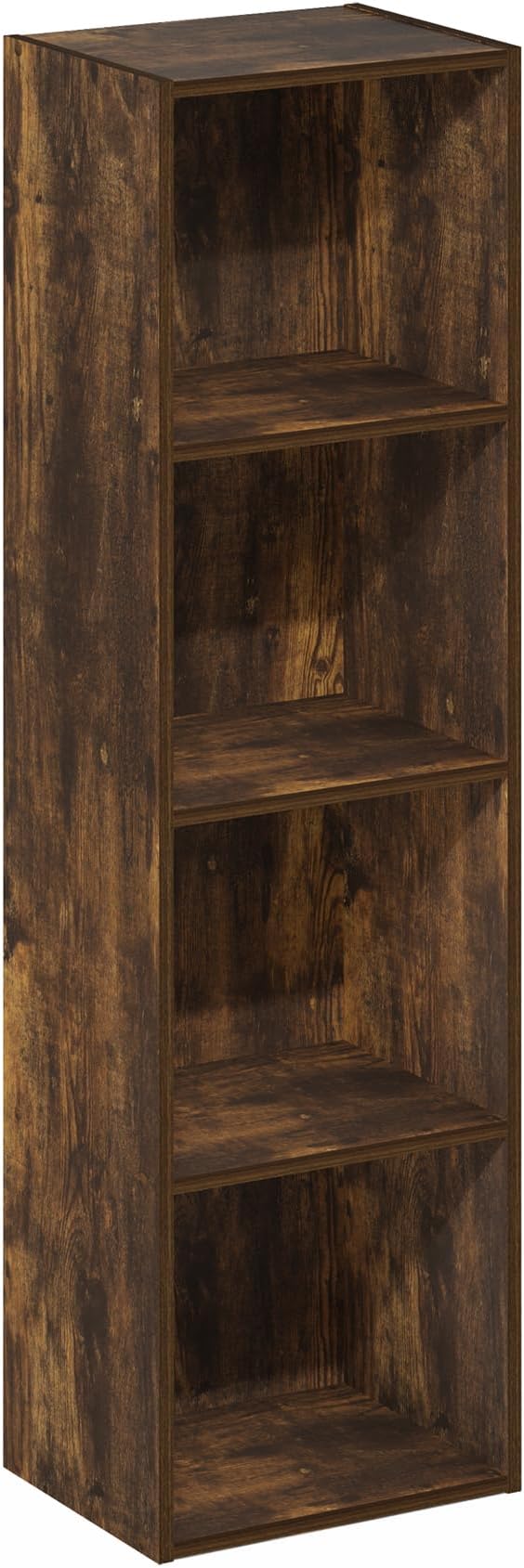 Furinno PASIR Book Shelf, 4-Tier Modern Bookshelf, Open Shelves Bookcase 9 x 12 - Image 7