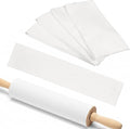 4 Rolling Pin Covers 14.96 x 1.97 Inch Cotton White Rolling Pin Sock Sleeve by Unknown