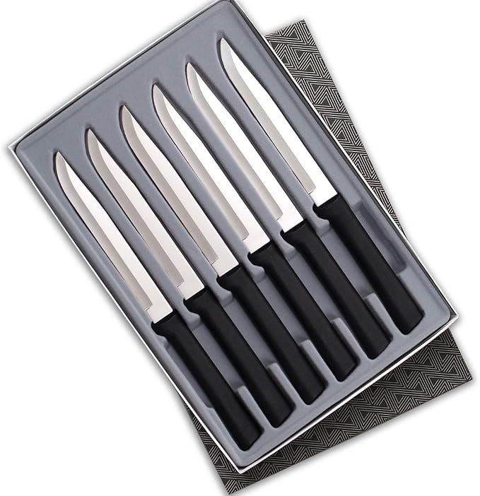 Rada Cutlery Six Utility/Steak Knives Gift Set, 6-Piece Knife Set, Stainless by RadaCutlery