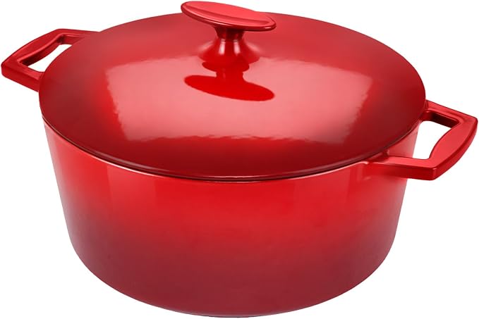 Nuwave 6QT LUX Healthy Enameled Cast Iron Dutch Oven Pot by NuWave