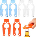 6 Pcs Water Bottle Opener Plastic Bottle Cap Opener Multi-Purpose Orange Soda by Unknown