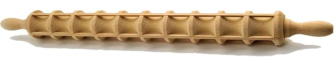 Eppicotispai Beechwood Ravioli Rolling Pin, 40 Raviolis - Image 4