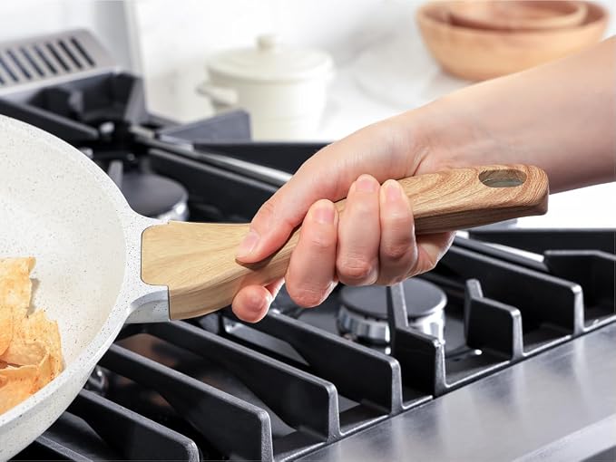 SENSARTE Nonstick Ceramic Frying Pan Skillet, 9.5 Inch Omelet Pan, Healthy Non - Image 9