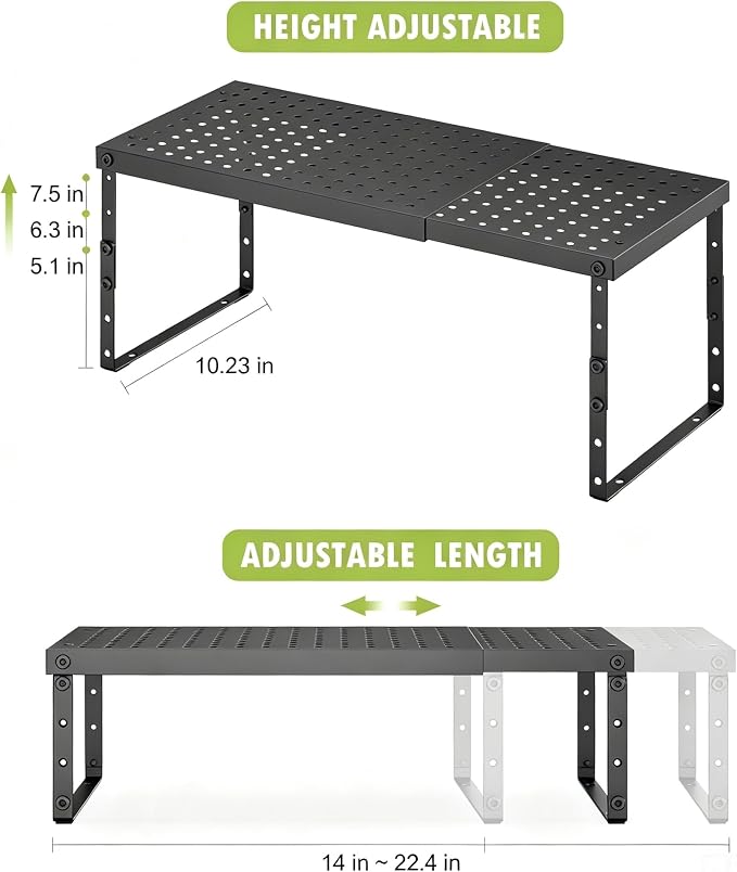 RUILALIFE Expandable Cabinet Organizer Shelf - Image 5