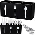 Suzile Acrylic Cutlery Storage Organizer Bin Silverware Caddy Countertop Knife by Suzile