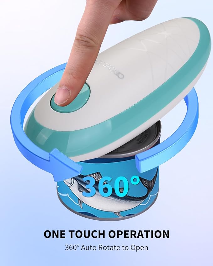 CIRCLE JOY Electric Can Opener, One-Touch Automatic Can Opening - Image 8